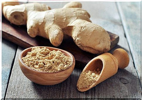 Ginger against acidity.