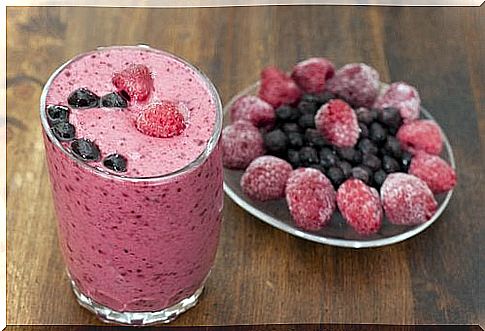 blueberry smoothie