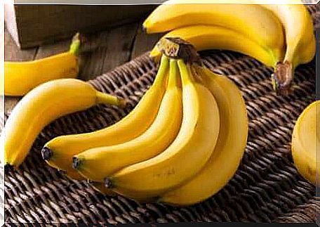 A bunch of bananas.