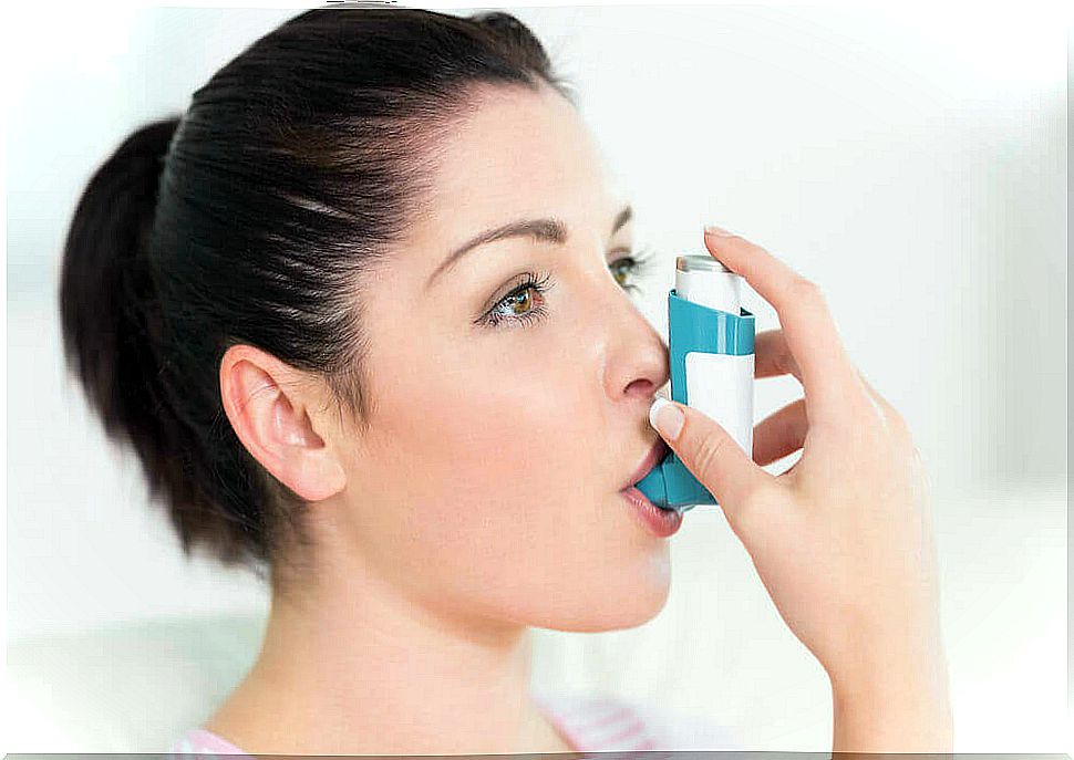 woman with asthma