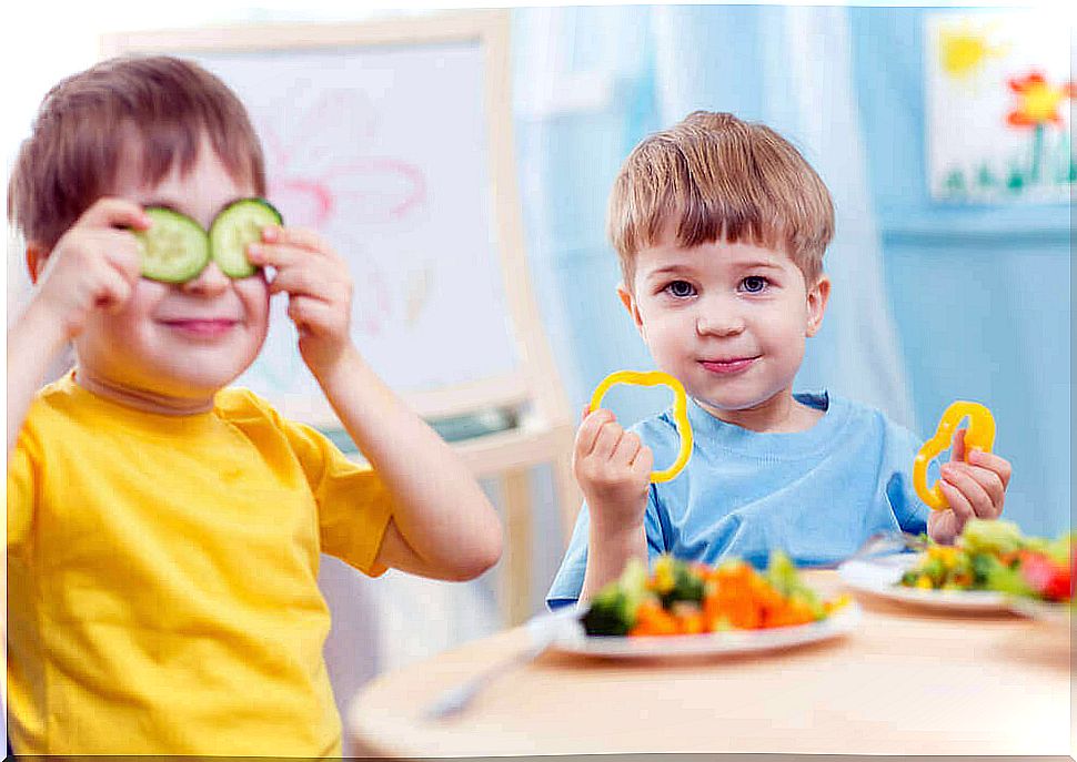 Vegetables are important in the diet of children between the ages of 1 and 3