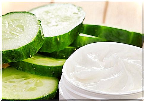 Cucumber cream to lighten the armpits