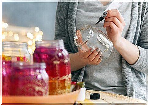 ideas for recycling glass jars